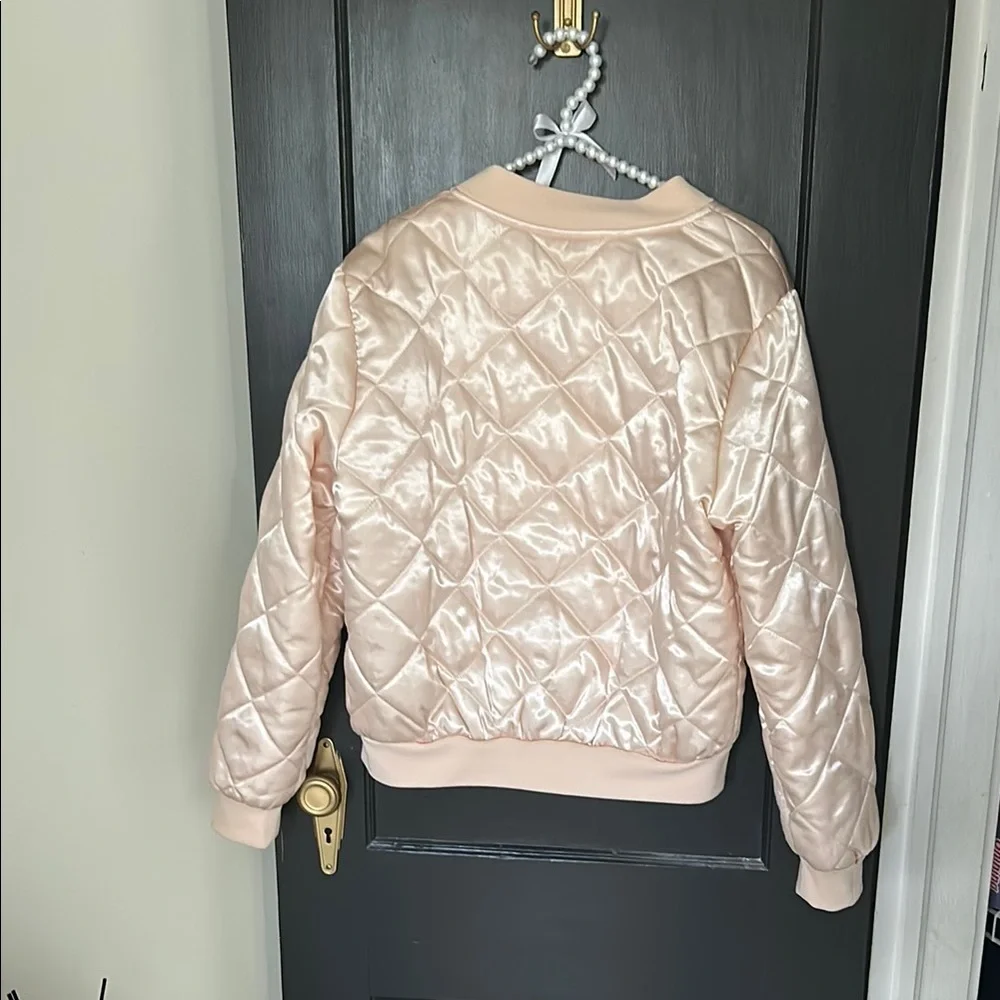 Charlotte Russe Pink Bomber Jacket - Picture 3 of 3